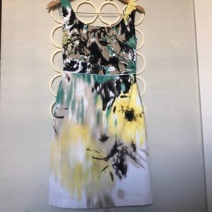 Colorful, classy Tahari cocktail dress